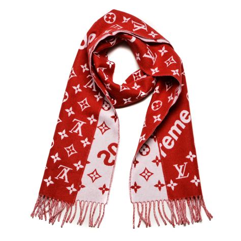 supreme lv scarves|louis vuitton x supreme price.